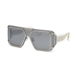 NEW PHILIPP PLEIN SUNGLASSES, PALLADIUM UNISEX EYEWEAR SPP096M 99579X